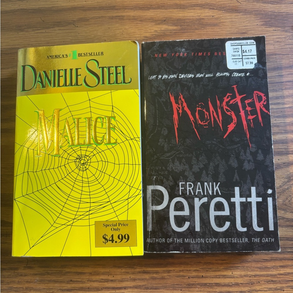 Spooky book bundle: Danielle Steele and Frank Peretti